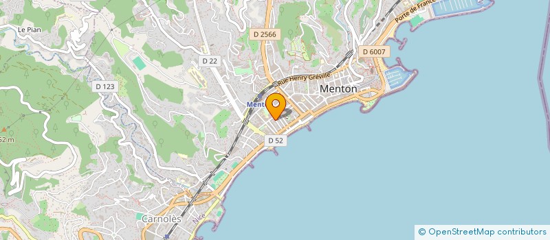 localisation de l'entreprise MONSIEUR MANUEL SALGADO OLIVEIRA BASTOS à MENTON