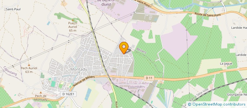 localisation de l'entreprise MONSIEUR MANUEL SALVA  MONTADY