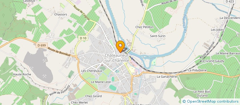 localisation de l'entreprise MONSIEUR MANUEL SANTIAGO  CHATEAUNEUF-SUR-CHARENTE