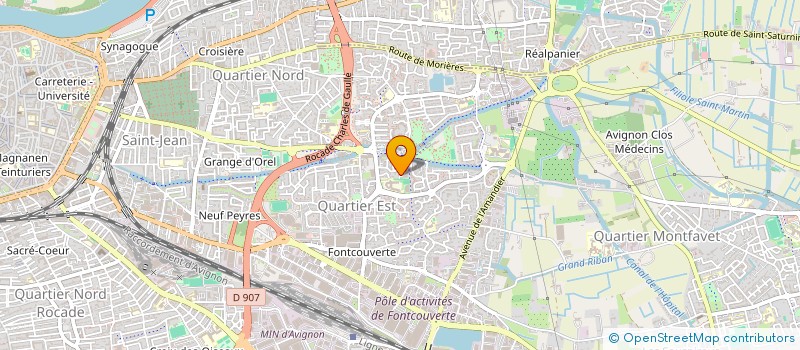 localisation de l'entreprise MONSIEUR MANUEL SANTIAGO  AVIGNON