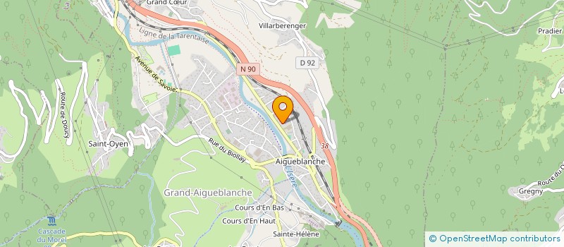 localisation de l'entreprise MONSIEUR MANUEL SANTOYO  GRAND-AIGUEBLANCHE