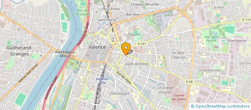 localisation de l'entreprise MONSIEUR MANUEL SASSOUNIAN à VALENCE