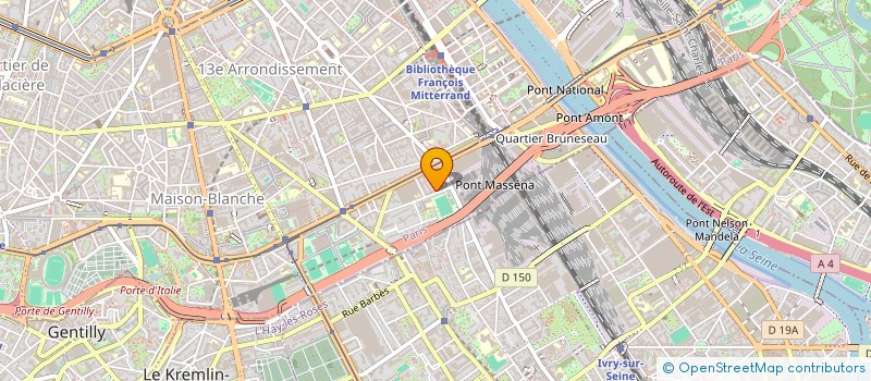 localisation de l'entreprise MONSIEUR MANUEL SAYAVERA MARTIN  PARIS