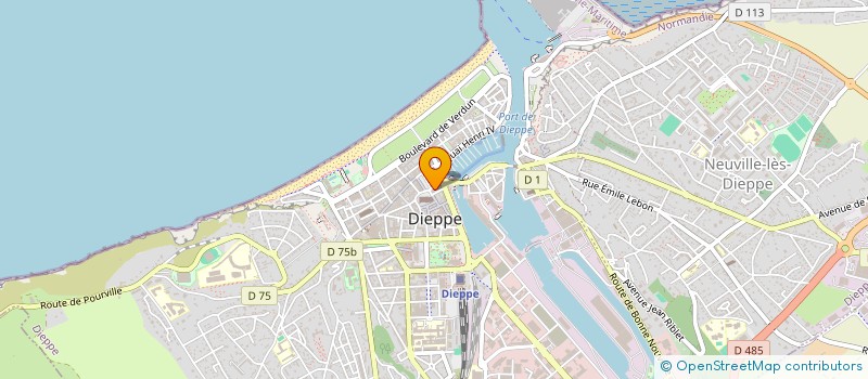 localisation de l'entreprise MONSIEUR MANUEL SCHAPMANN à DIEPPE