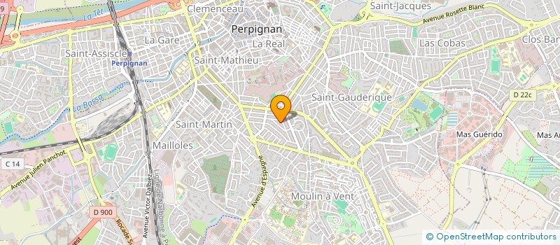 localisation de l'entreprise MONSIEUR MANUEL SCHMITT à PERPIGNAN