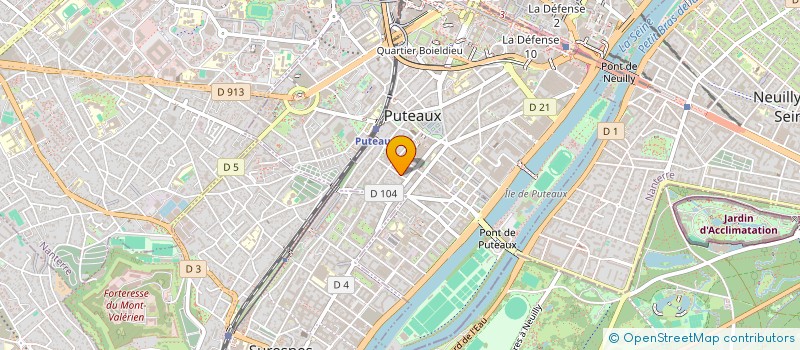 localisation de l'entreprise MONSIEUR MANUEL SEGUIN  PUTEAUX