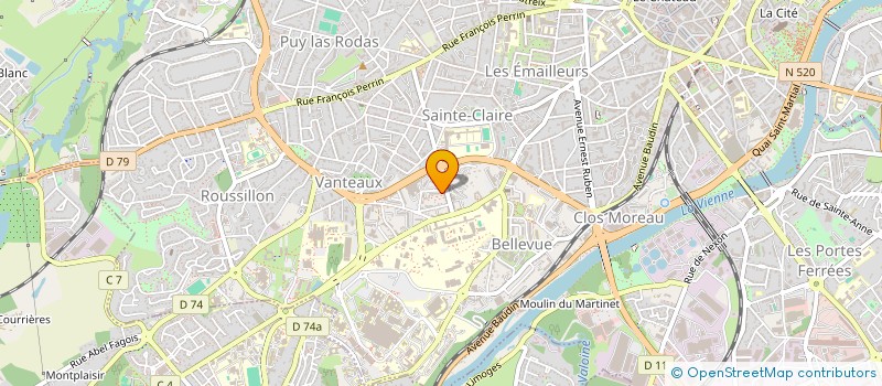 localisation de l'entreprise MONSIEUR MANUEL SEQUEIRA à LIMOGES