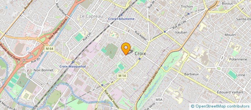 localisation de l'entreprise MONSIEUR MANUEL SERNA  CROIX