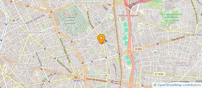 localisation de l'entreprise MONSIEUR MANUEL SERRA MAGALHAES COELHO  PARIS