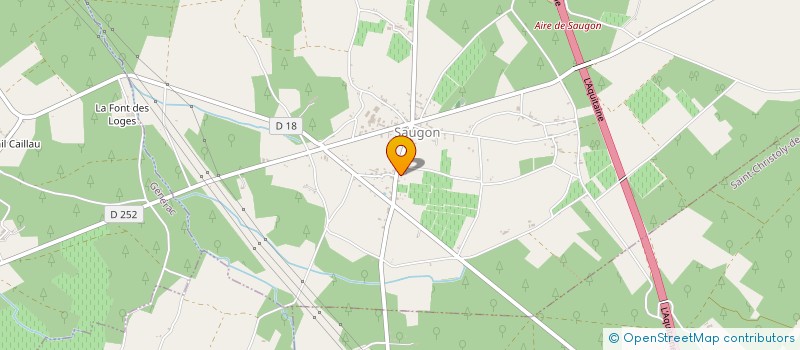 localisation de l'entreprise MONSIEUR MANUEL SILVA  SAUGON