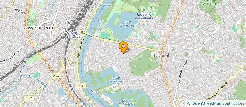 localisation de l'entreprise MONSIEUR MANUEL SILVA DA COSTA  DRAVEIL