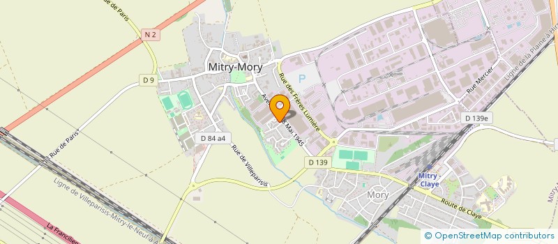 localisation de l'entreprise MONSIEUR MANUEL SOARES LOUREIRO   MITRY-MORY