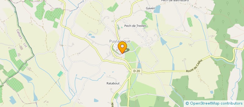 localisation de l'entreprise MONSIEUR MANUEL SOARES PINTO  PUYLAROQUE