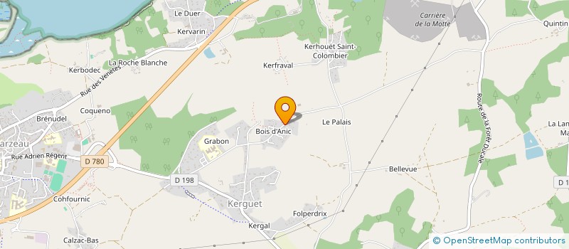 localisation de l'entreprise MONSIEUR MANUEL SOREL  SARZEAU