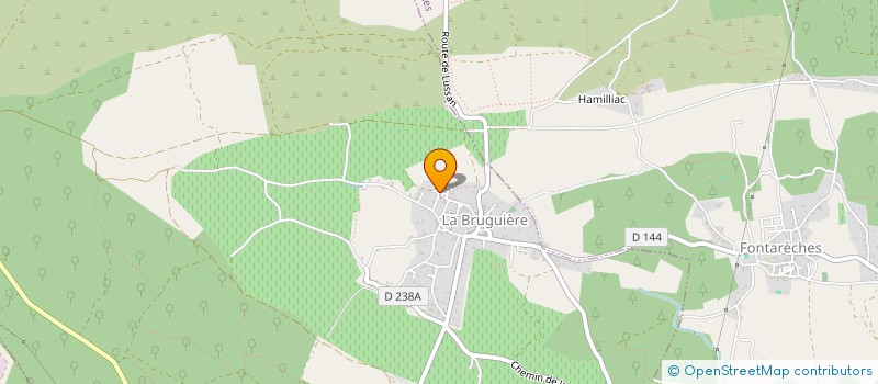 localisation de l'entreprise MONSIEUR MANUEL SPOSITO  LA BRUGUIERE