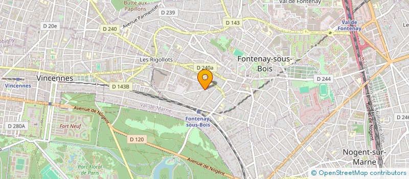 localisation de l'entreprise MONSIEUR MANUEL SUBASIC à FONTENAY-SOUS-BOIS