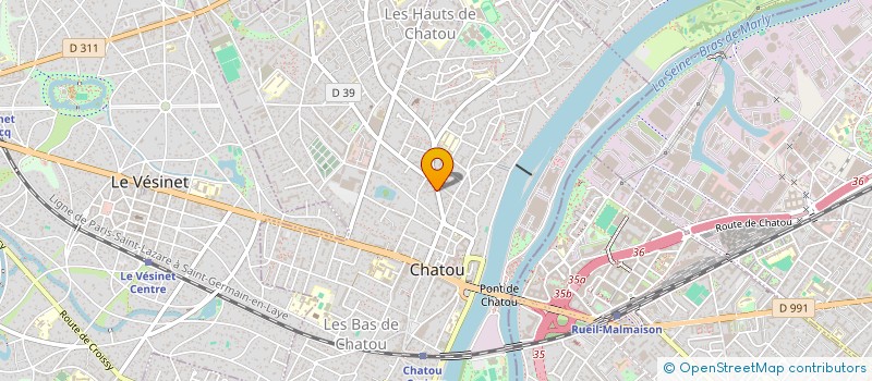 localisation de l'entreprise MONSIEUR MANUEL SWIETON à CHATOU