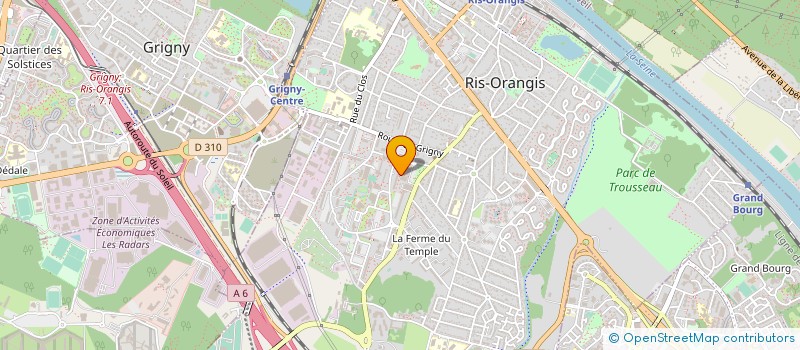 localisation de l'entreprise MONSIEUR MANUEL TATO à RIS-ORANGIS