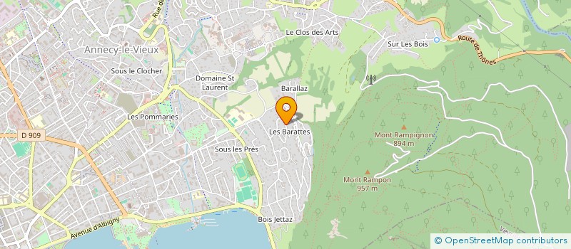 localisation de l'entreprise MONSIEUR MANUEL TEIXEIRA à ANNECY