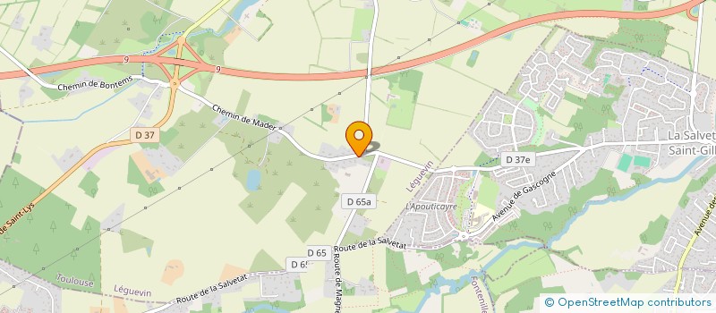 localisation de l'entreprise MONSIEUR MANUEL TEIXEIRA  LEGUEVIN