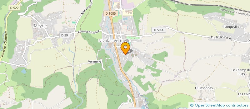 localisation de l'entreprise MONSIEUR MANUEL TEIXEIRA  NIVOLAS-VERMELLE