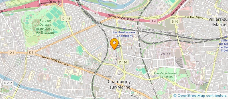 localisation de l'entreprise MONSIEUR MANUEL TEIXEIRA  CHAMPIGNY-SUR-MARNE