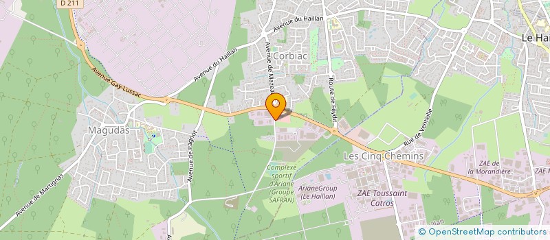 localisation de l'entreprise MONSIEUR MANUEL TEIXEIRA DOS REIS  SAINT-MEDARD-EN-JALLES