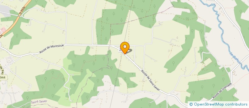 localisation de l'entreprise MONSIEUR MANUEL TILHET-COARTET  MONTSOUE