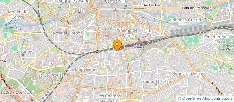 localisation de l'entreprise MONSIEUR MANUEL TOUBLANC  RENNES