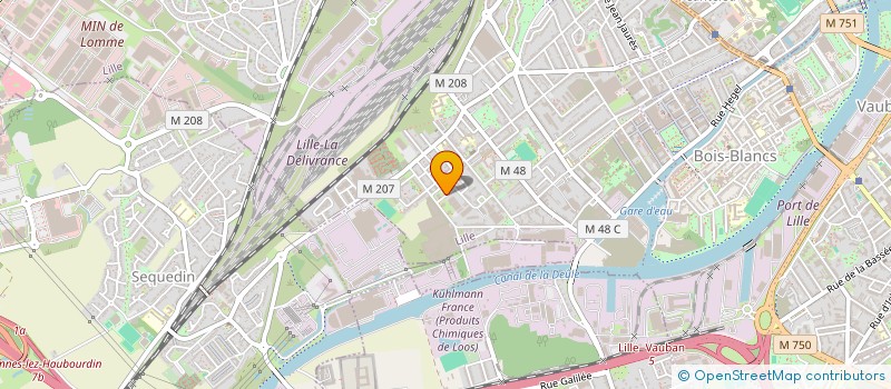 localisation de l'entreprise MONSIEUR MANUEL VAN BELLE  LILLE