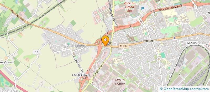 localisation de l'entreprise MONSIEUR MANUEL VANBRUGGE à LILLE