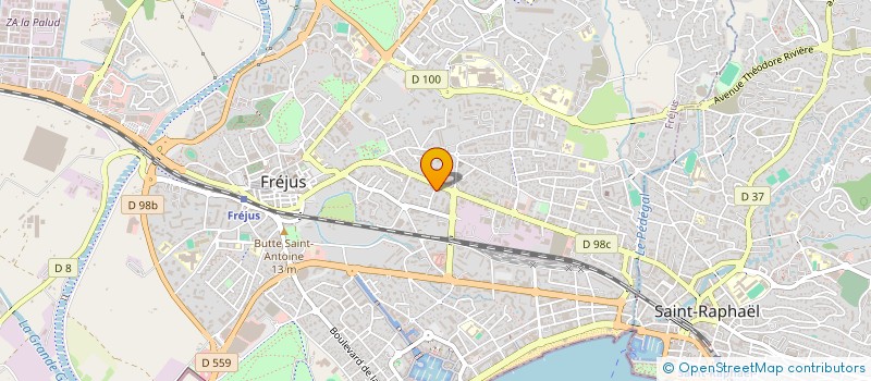 localisation de l'entreprise MONSIEUR MANUEL VAQUER à FREJUS