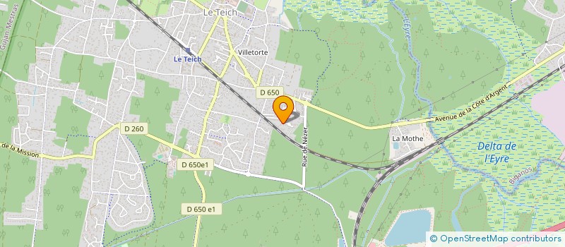 localisation de l'entreprise MONSIEUR MANUEL VARELA à LE TEICH