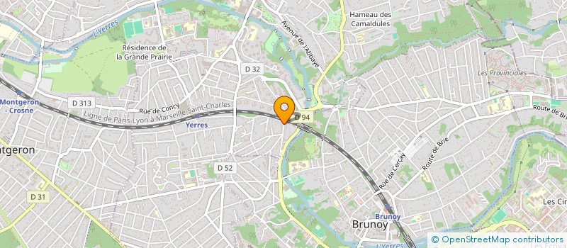 localisation de l'entreprise MONSIEUR MANUEL VAZ ESTEVES  YERRES