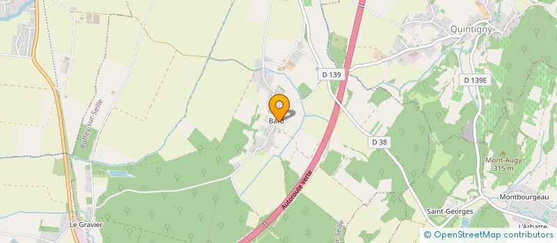 localisation de l'entreprise MONSIEUR MANUEL VENTURA  RUFFEY-SUR-SEILLE