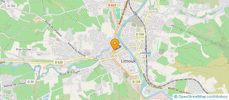 localisation de l'entreprise MONSIEUR MANUEL VERA à LIMOUX