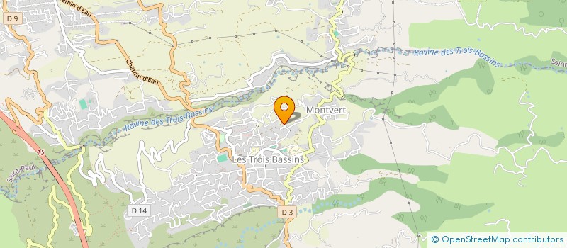 localisation de l'entreprise MONSIEUR MANUEL VERGINE  LES TROIS-BASSINS