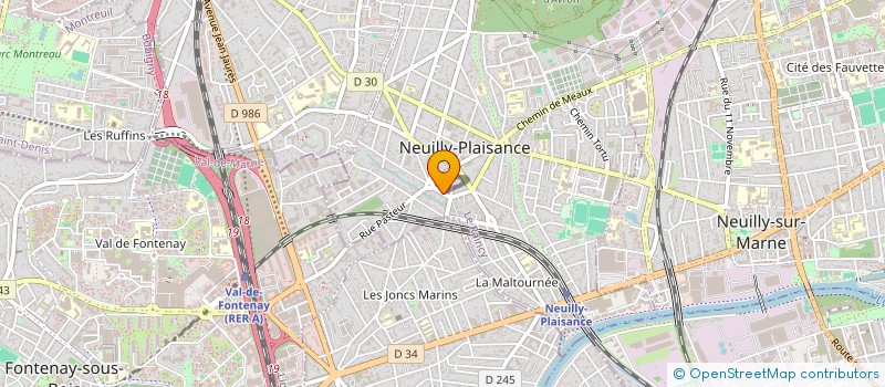 localisation de l'entreprise MONSIEUR MANUEL VIEIRA CARVALHO à NEUILLY-PLAISANCE
