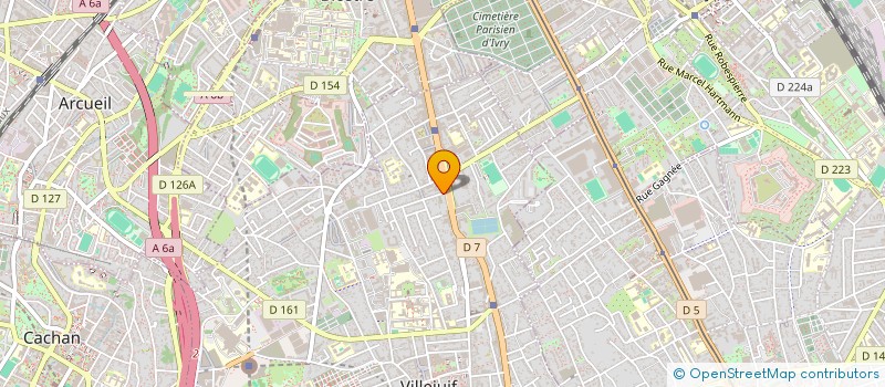 localisation de l'entreprise MONSIEUR MANUEL VIEITO  VILLEJUIF