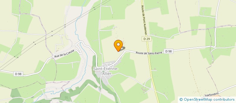 localisation de l'entreprise MONSIEUR MANUEL VIERSOU  SAINT-ETIENNE-L'ALLIER