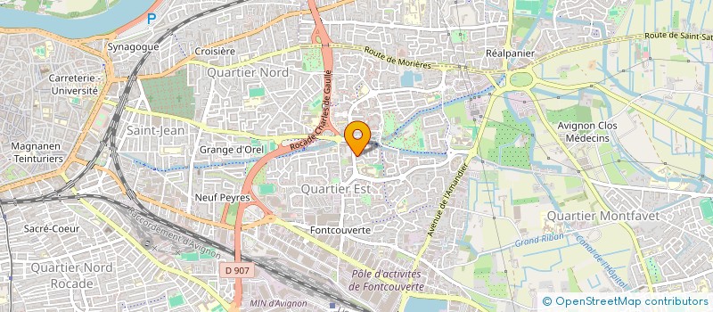 localisation de l'entreprise MONSIEUR MANUEL VILVANDRE  AVIGNON