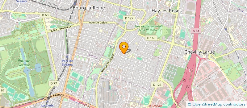 localisation de l'entreprise MONSIEUR MANUEL VINCENTI  L'HAY-LES-ROSES