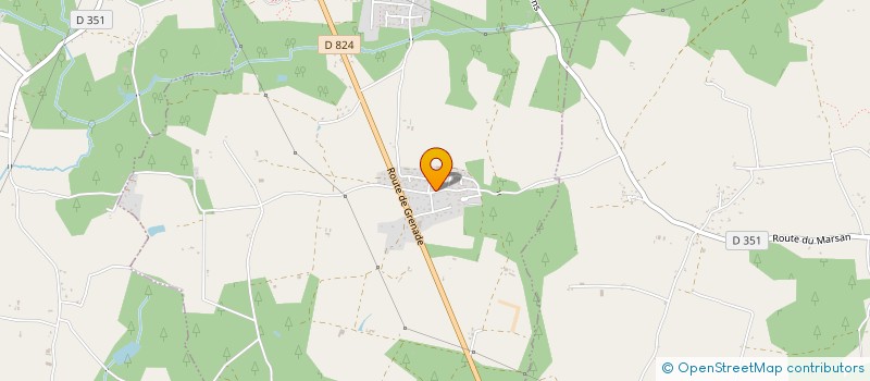 localisation de l'entreprise MONSIEUR MANUEL WAWRZYNIAK  BRETAGNE-DE-MARSAN