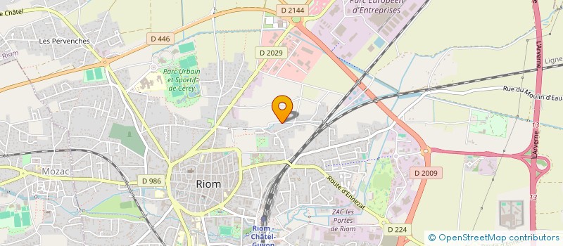 localisation de l'entreprise MONSIEUR MANUEL WINTERSTEIN  RIOM