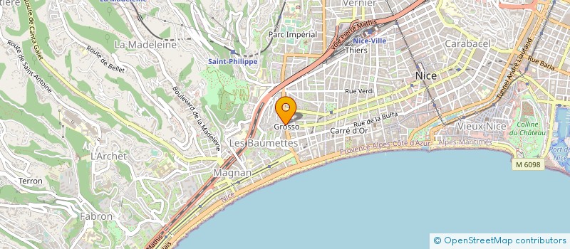 localisation de l'entreprise MONSIEUR MANUEL ZAHREDDINE à NICE
