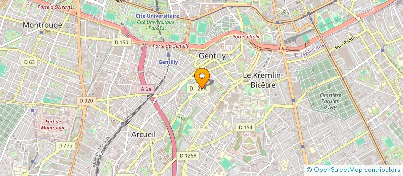 localisation de l'entreprise MONSIEUR MANUEL ZAPATA à GENTILLY