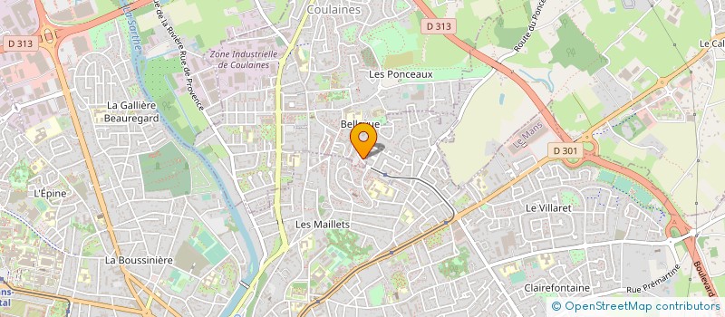 localisation de l'entreprise MONSIEUR MANUK KARAPETYAN  MARIGNE-LAILLE