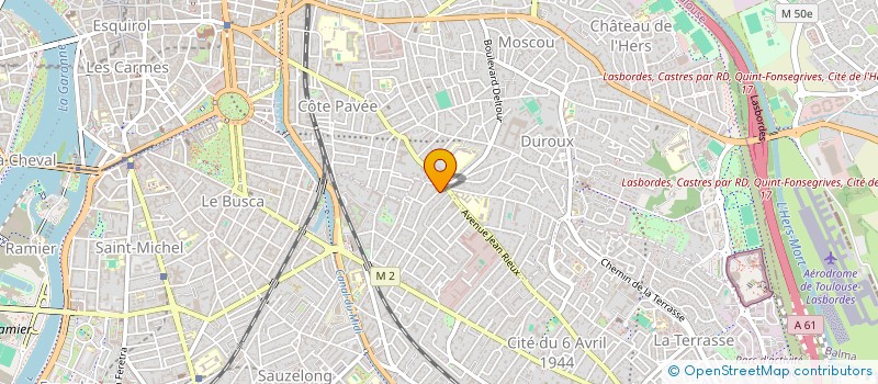 localisation de l'entreprise MONSIEUR MANUTEA TAIMANA à TOULOUSE