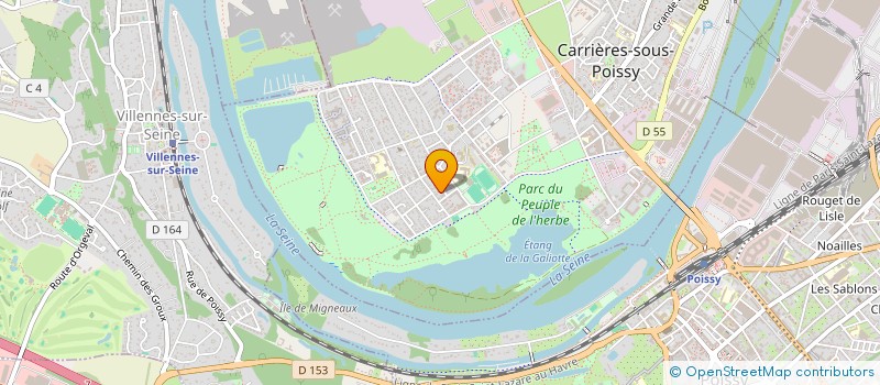 localisation de l'entreprise MONSIEUR MANZA MAMBOTE  CARRIERES-SOUS-POISSY