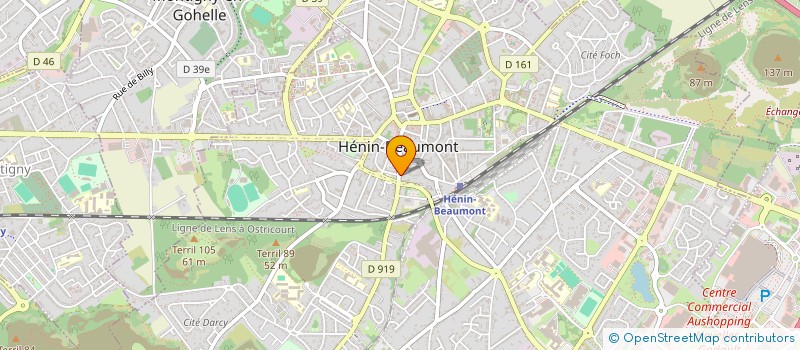 localisation de l'entreprise MONSIEUR MANZOR ORIAKHEL  HENIN-BEAUMONT